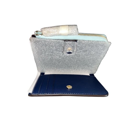 Kate Spade•Madison Blue Glow Small Zip Compact Wallet - Picture 2 of 12